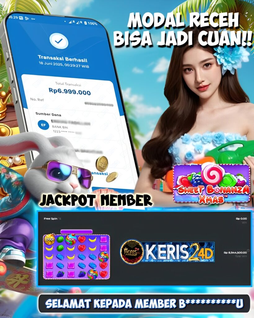JACKPOT SLOT SWEET BONANZA X MAX 18 JUNI 2025